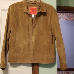 100% Suede Leather Luxury Jacket-Waist Length
